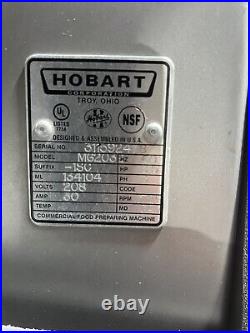 12-2019 HOBART MG2032 8.5 HP COMMERCIAL MEAT GRINDER-MIXER With FOOT SWITCH