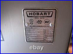 12-2019 HOBART MG2032 8.5 HP COMMERCIAL MEAT GRINDER-MIXER With FOOT SWITCH. VIDEO