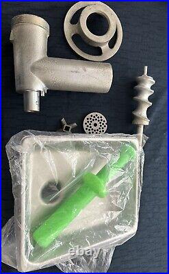 #12 Omcan Complete Commercial Meat Grinder Attachment for Hobart Mixers