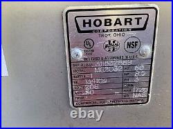 2017 Hobart MG2032 commercial meat grinder mixer #32 Hub 200# capacity Butcher
