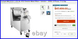 2020 HOBART MG2032 MEAT MIXER GRINDER 200 LB Capacity 8.5HP
