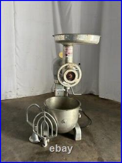 20 Qt Hobart Mixer With Meat Grinder & Assorted Attachments