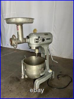 20 Qt Hobart Mixer With Meat Grinder & Assorted Attachments