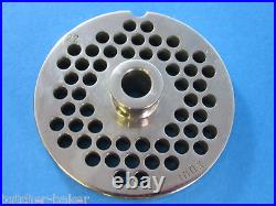 #22 3-Pc. SET with HUB Meat Food Grinder Plates for Globe CM22 Chef Mate