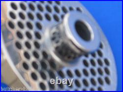 #22 3-Pc. SET with HUB Meat Food Grinder Plates for Globe CM22 Chef Mate