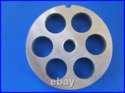 #22 5Pc SET Meat Grinder Disc Plate Hobart Cabelas LEM