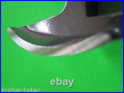 #22 Stainless Meat Grinder Sausage Stuffing Stuffer Kidney Plate & 2 Knives