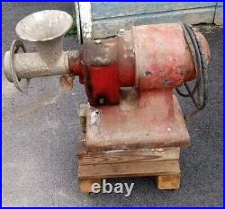 2 Old Commercial Electric Meat Grinders Heavy Duty-Parts Or Restoration Pick Up