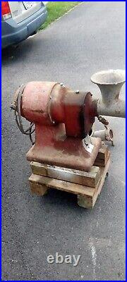 2 Old Commercial Electric Meat Grinders Heavy Duty-Parts Or Restoration Pick Up