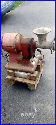 2 Old Commercial Electric Meat Grinders Heavy Duty-Parts Or Restoration Pick Up