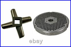 #32 1/8 Reversible Meat Grinder Plate (#32-1/8 Plate with Grinder Knife)