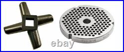 #32 3/16 Reversible Meat Grinder Plate (#32-3/16 Plate with Grinder Knife)