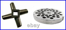 #32 3/8 Reversible Meat Grinder Plate (#32-3/8 Plate with Grinder Knife)
