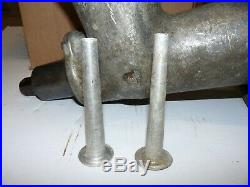 #32 Size Meat Grinder Head Attachment 4 Parts 4867 Worm Auger Pusher Ring Hobart
