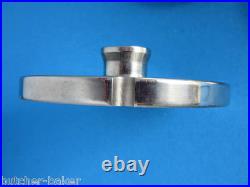 #32 x 1/2 (12 mm) sausage grind holes with HUB Meat Grinder Plate & Heavy KNIFE