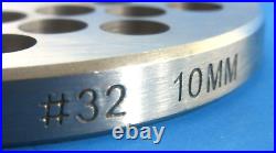 #32 x 3/8 (10 mm) hole STAINLESS Meat Grinder Plate & new Sharp Swirl Blade