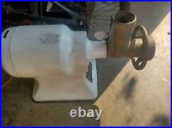 4312 Hobart Table Top Meat Grinder 1 Phase Used and Tested 1/3 HP we can ship it