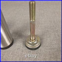 (4) Hobart 4812 4822 Meat Grinder Chopper 4 Stainless Steel Legs Feet OEM NOS