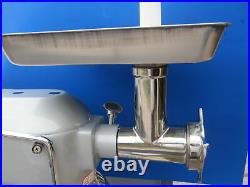 $ALE Stainless steel meat grinder for Hobart, Univex, mixer motors. Size #12