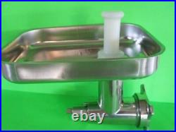 $ALE Stainless steel meat grinder for Hobart, Univex, mixer motors. Size #12