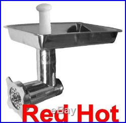Alfa #12 Stainless Meat Grinder Attachment Fits #12 Hub Hobart Mixer 12SSCCA