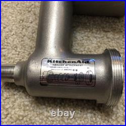 Antique Hobart For KitchenAid Meat Processor Grinder Attachment