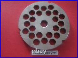 COMBO #32 x 1/2 (12 mm) Large Chili Grind Meat Grinder Plate & Matching Knife
