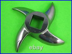 COMBO #32 x 1/8 (3mm) Meat Grinder Plate and KNIFE