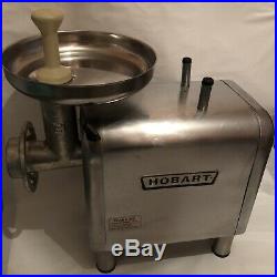 Commercial Kitchen Appliance Hobart 4812 Meat Grinder 120v Attachment Pan CLEAN