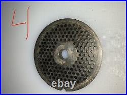 Four (4) Size #22 Grinding plates discs for Hobart Meat grinder 4822 4222 4622