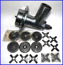 Genuine HOBART 4222 Size #22 Meat Grinder Attachment with Extras