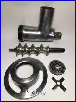 Genuine HOBART 4222 Size #22 Meat Grinder Attachment with Extras