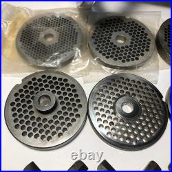 Genuine HOBART 4222 Size #22 Meat Grinder Attachment with Extras