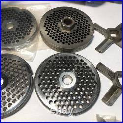 Genuine HOBART 4222 Size #22 Meat Grinder Attachment with Extras