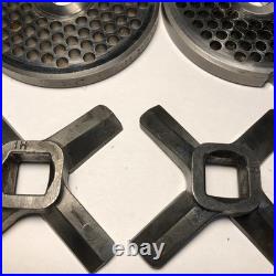 Genuine HOBART 4222 Size #22 Meat Grinder Attachment with Extras