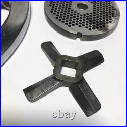 Genuine HOBART 4222 Size #22 Meat Grinder Attachment with Extras