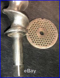 Genuine HOBART MEAT GRINDER ATTACHMENT With Pan & Stomper. Size #12. Our #2BP
