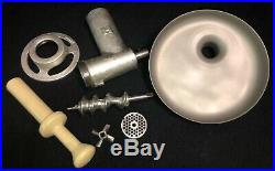 Genuine HOBART Meat Grinder Attachments With Pan & Stomper. Size #12. Our #4