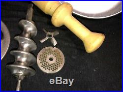 Genuine HOBART Meat Grinder Attachments With Pan & Stomper. Size #12. Our #6