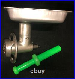 Genuine HOBART Size #12 Meat Grinder Attachment With Pan & Stomper