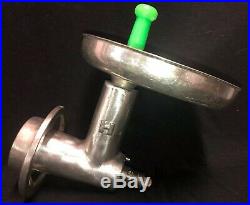 Genuine HOBART Size #22 Meat Grinder Attachment with Pan & Brand New Stomper