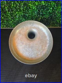 Genuine Hobart 12 Tin Steel Round Feed Pan for Commercial Meat Grinder