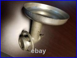Genuine Hobart 4812 Meat Grinder Attachment Stainless Steel pan Hub #12 Mixers