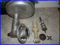 Heavy Duty Hobart Meat Grinder Mixer Attachment Complete Pan Blade Rod A200 20