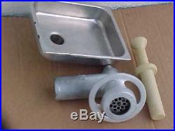 HOBART #12 COMMERCIAL MEAT GRINDER ATTACHMENT With S/S TRAY