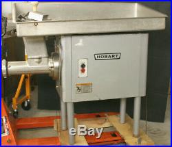 HOBART 4146 Commercial Meat Grinder #46 with Feed Pan 5HP 200V
