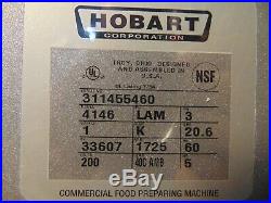 HOBART 4146 Meat Grinder Hobart flat top grinder