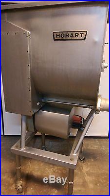 Hobart 4346 Meat Grinder Mixer Self-feed Sausage Beef Extra Knife Grinding Plate