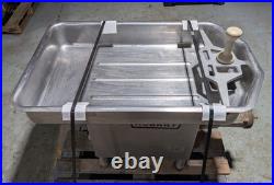 HOBART 4632 SS Stainless Steel Meat Grinder / Chopper, #32 Plates, 3 ph, 2 hp