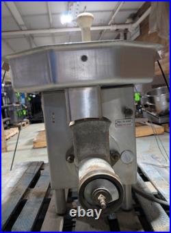 HOBART 4632 SS Stainless Steel Meat Grinder / Chopper, #32 Plates, 3 ph, 2 hp